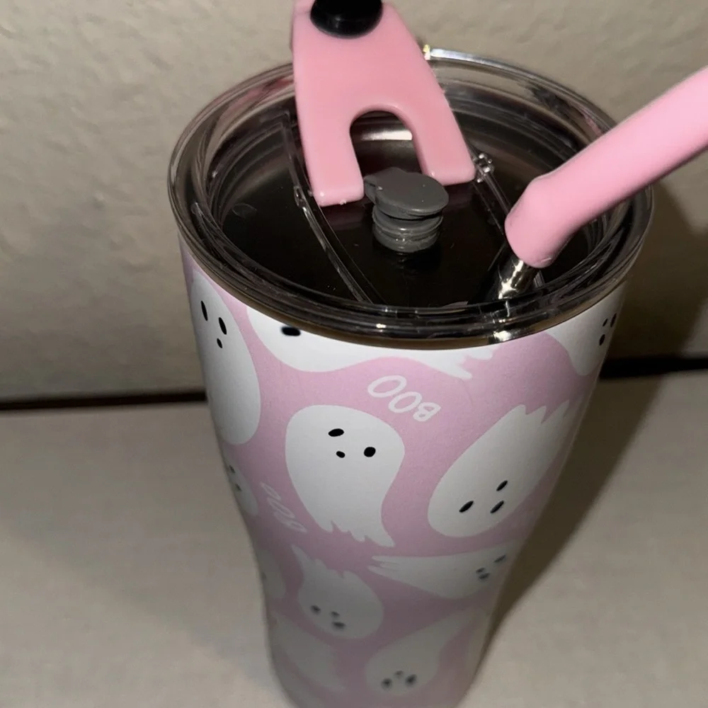 Pink Ghost Tunbler 30oz - Picture 2 of 6